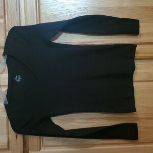J. Crew Perfect fit Black V neck tee. Great condition. S.